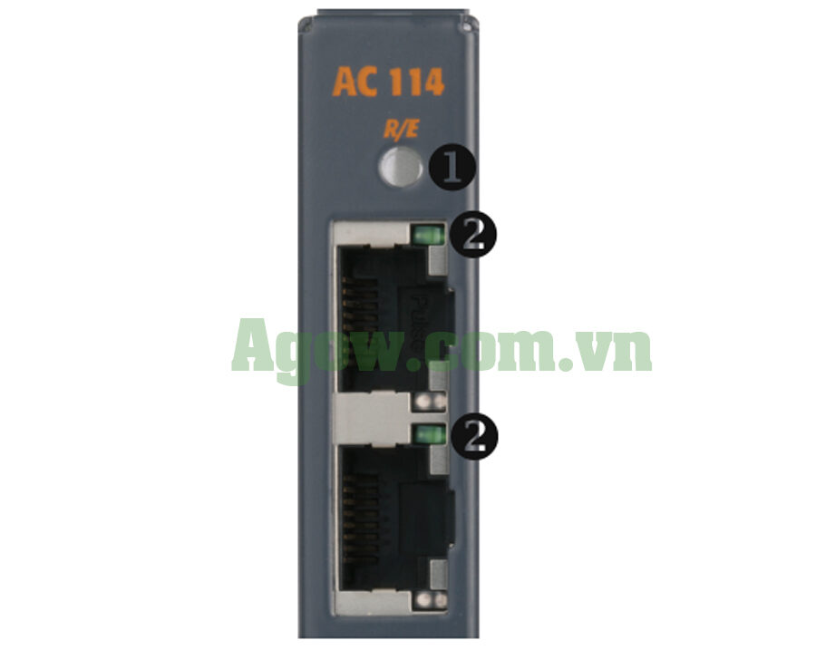 Vị trí đèn LED trên Card AC114