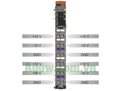 Module Cấp Nguồn Chiết Áp X20PS4951