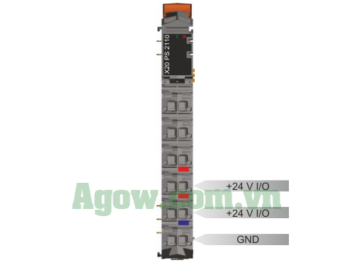 Sơ đồ chân module cấp nguồn x20ps2110